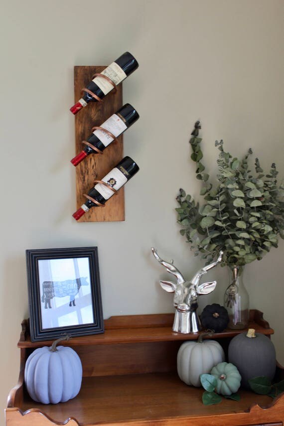 Wall mounted Wine Rack Gifts for her Modern home gift