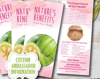 PERSONALIZED Nature's Benefit Brochure, plexus swag