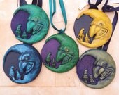 Goblin Moon Face Crescent Plaque Wall Art Mushroom Decoration Pagan Geek Bespoke Gift For A Friend Fantasy Creature