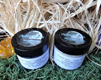 Activated Charcoal and Remineralizing Toothpaste Combo, 2oz Each