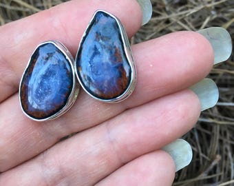 Geode earrings