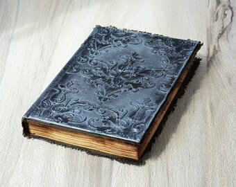 Journal a6 notebook Grimoire Book of magic Mixed media journal Book of shadows Spell book Witch book Blank notebook Antique paper Blank book