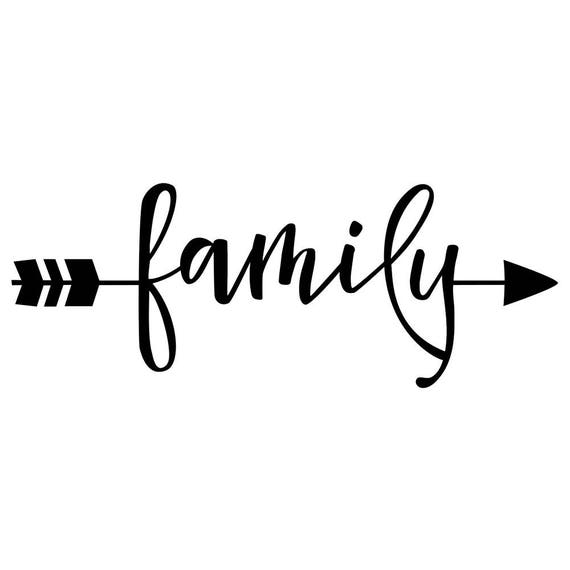 Download Family Arrow Decal Family Decal Decal for Mom Window