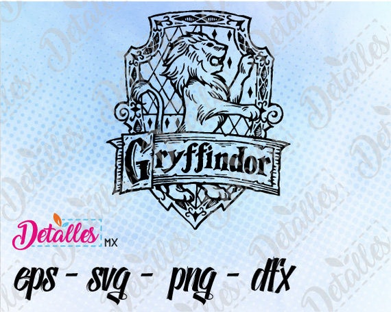 Download Gryffindor House SVG Harry Potter eps dxf pdf png Cut Files