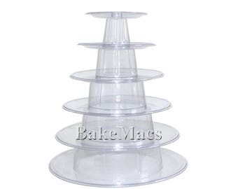 6 Tier Macaron Tower or Display Stand for French Macarons