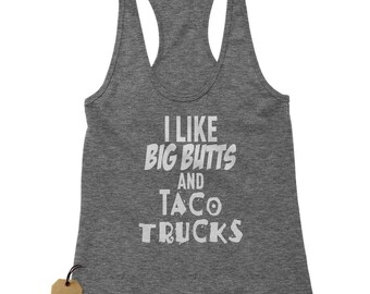 Big Butts And Taco Trucks Racerback Tank Top for Women