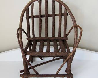 Rustic Fan Chair of Bent Willow