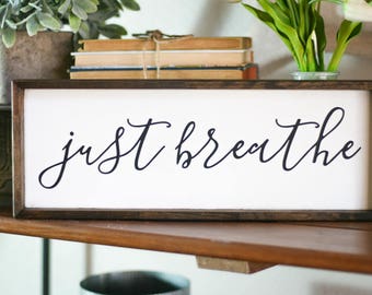 Just breathe | Etsy