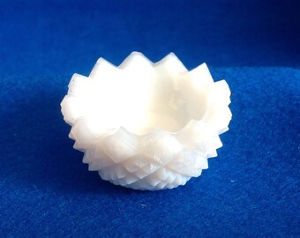 Vintage Milk Glass Salt Cellar - Great gift for the milk glass collector