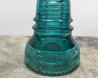 Vintage Hemingrey #40 Glass Insulator