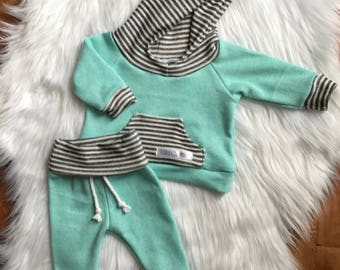 mint jogger set