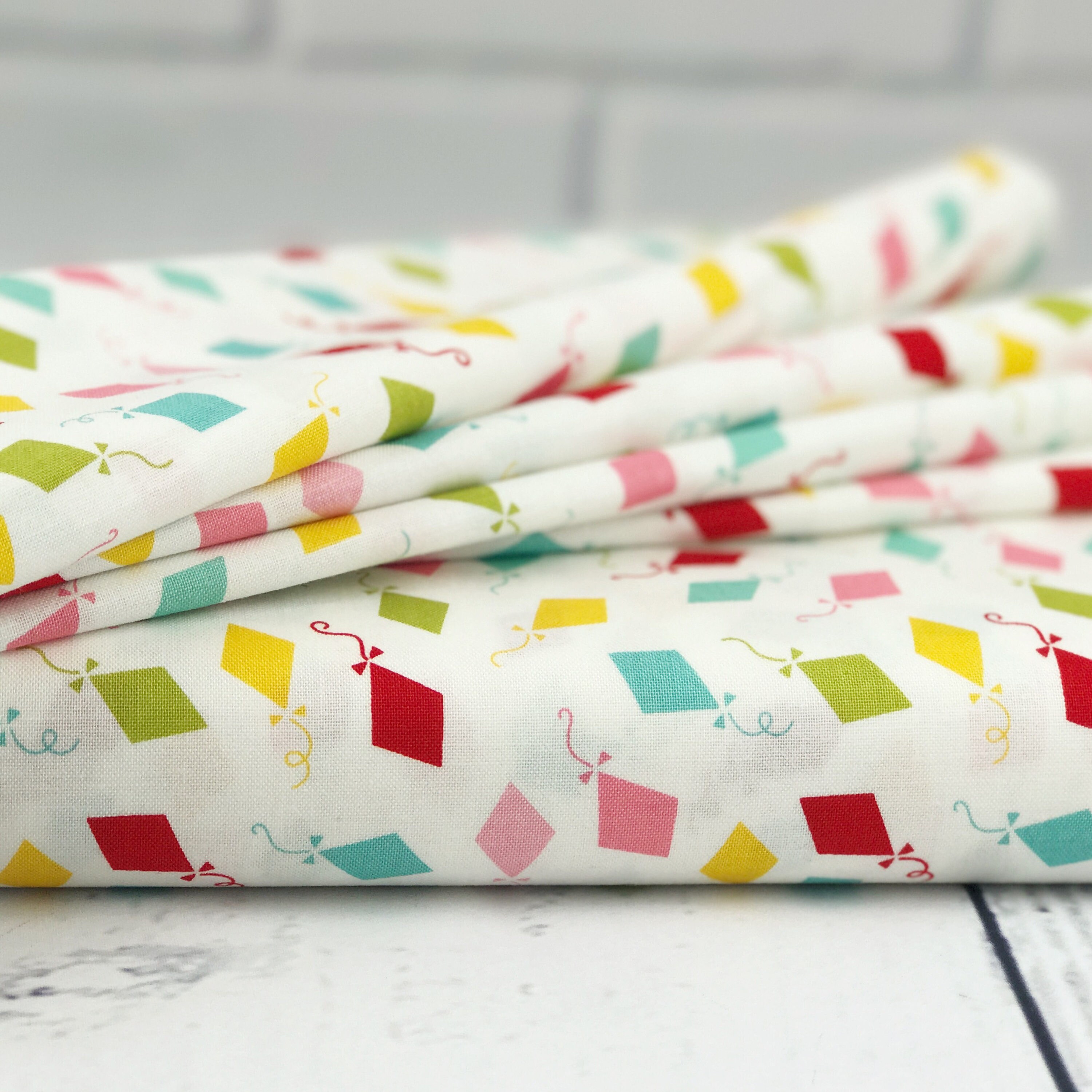 Multi Kites Fabric Happy Day Riley Blake Designs Lori Whitlock