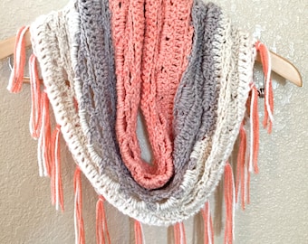 Crochet Cowl PATTERN - Crochet Infinity Scarf Pattern - Caron Cake Patter - Crochet Pattern - Easy Crochet Pattern