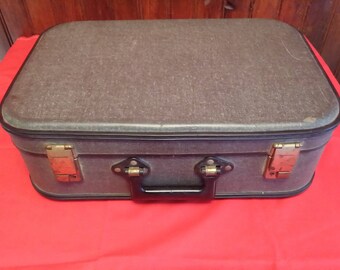 Poignée De Cartable Ou Valise En Tôle Vintage - Marron, Neuve Sans étiquette