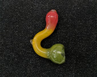 Rasta Frit Sherlock Glass Pipe