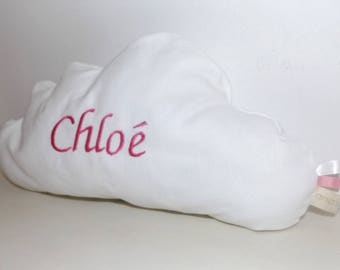 Decorative cloud white personalized baby