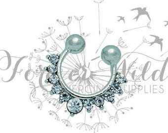 Fake Septum Clicker Clip-on Ring