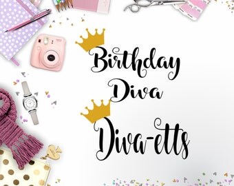 Download Birthday diva | Etsy