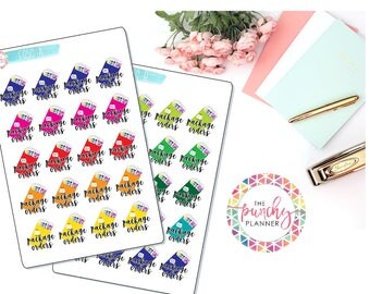 Shop Owner Planner Stickers // Package Orders Planner Stickers