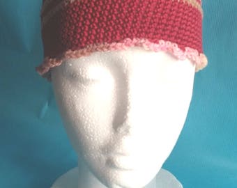 Purple lines adult teen Hat multicolored
