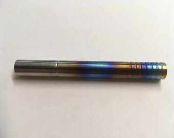 Custom Handmade Titanium one hitter/bat, cigarette, medical