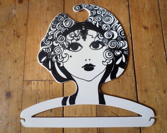 Cintre Vintage / kledinghanger / cintre / kleiderbügel / Pop Art Boutique mise en scène, des années 1960