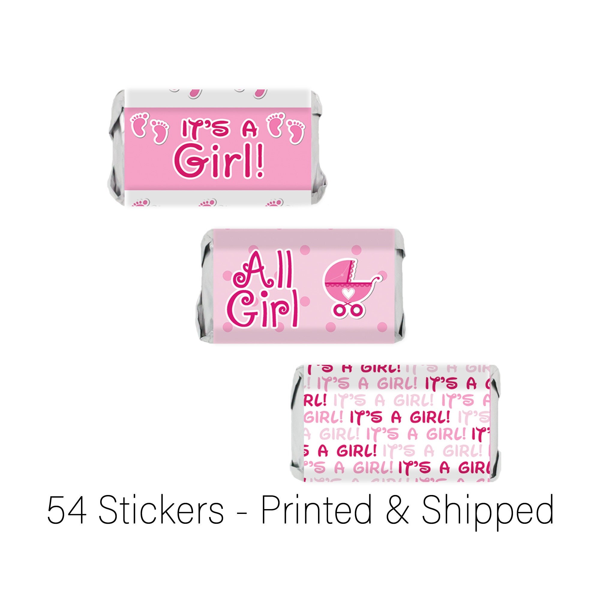 It's a Girl Baby Shower Party Decorations Pink Favor