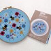 Wildflower Embroidery Pattern, Bees Embroidery Fabric Pack, Summer Hand Embroidery, Flower Hoop Art, Flower Hoop Art Fabric Pattern Pack