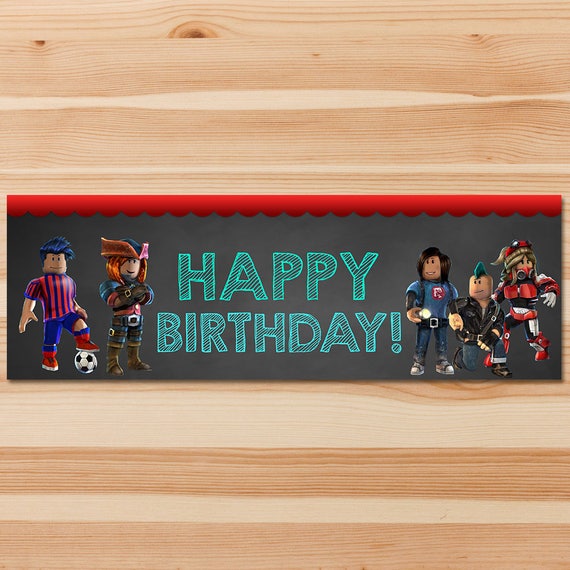 roblox toppers cumpleaños teal wrapper stuf