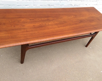 Mid Century Modern Danish Coffee Table by Trioh Mobler