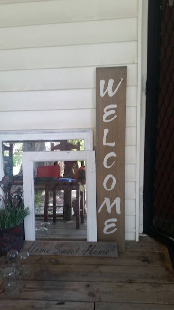 Download Welcome sign vertical welcome home sweet home porch