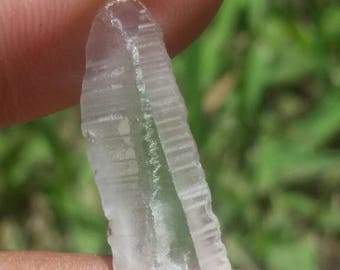 Rare Lightning Strike Lemurian Stepped Seed Quartz