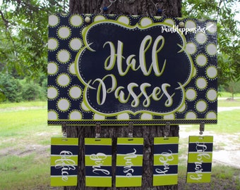Student Hall Passes for Classroom Teachers