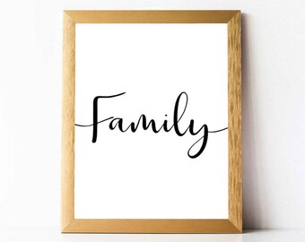family wall art etsy