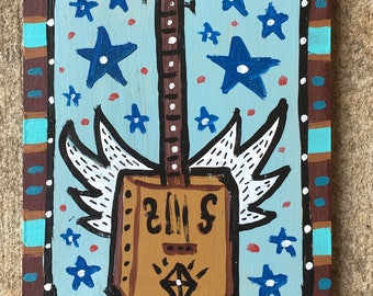 Flying CBG (Cigar Box Guitar)
