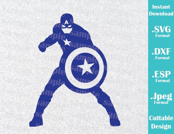 Download INSTANT DOWNLOAD SVG Inspired Superhero Captain America