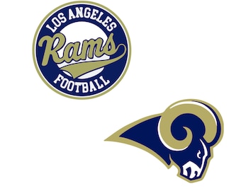 Los Angeles Rams SVG lodo digital EPS SVG DxF PnG