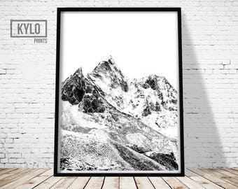 Wall Art, Mountain Print, Printable Art, Nature Photography, Nature Print, Wanderlust Print, Mountain Wall Art, Photography Print, Gift idea