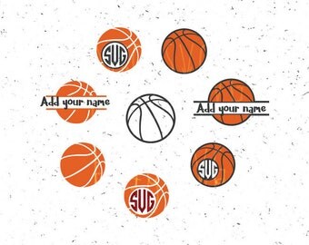 Basketball svg, Basketball Monograms svg Basketball Sport svg SPORT svg Basketball balls svg Basketball Boy monograms svg Cricut Silhouette