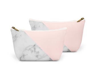 Marble Makeup Bag, Marble Clutch, Marble Wash Bag, Marble Cosmetic Bag, Zippered Pouch, Marble Print, marble toiletry bag, Frazzleflorrie