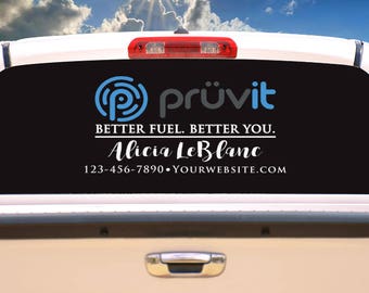 Pruvit Business logo- Car Vinyl Decal
