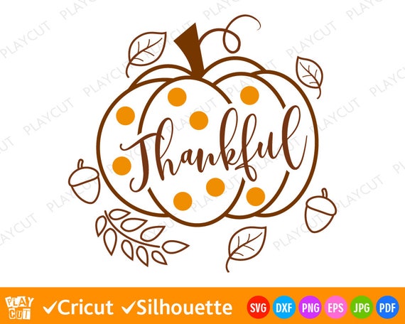 Download Thankful Pumpkin Svg Thanksgiving Fall svg Svg Autumn Designs