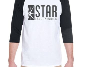 Star Laboratories Unisex Raglan 3/4 Sleeves Baseball tee T-shirt