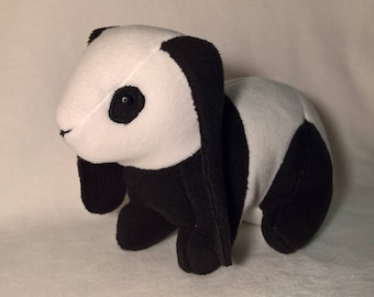 Panda Bunny Rabbit Stuffed Animal Plushie