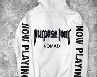 Purpose Tour Nomad Canada Hoodie Merch Justin Bieber