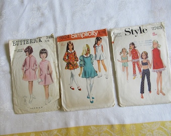Vintage Children's Sewing Pattern Size 8