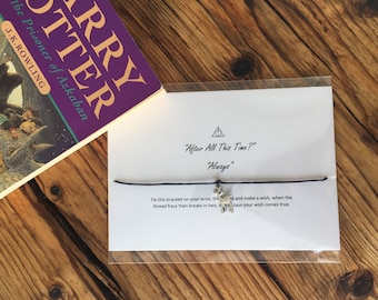 After All This Time? Always / Harry Potter / Wish Bracelet / Gift / Snape / Deathly Hallows