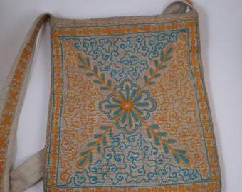 Hand Designed 100% Hemp Side Bag