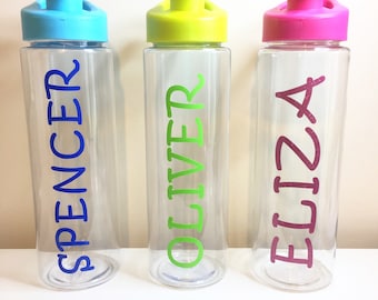Personalised water bottle - Kids drink bottle - Personalized bottle - Back to school - Personalised kids bottle - Fruit infuser bottle