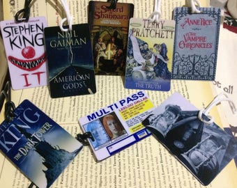 Plastic Book Cover Printed Bookmarks